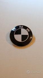 Logo emblema stemma BMW bianco/nero