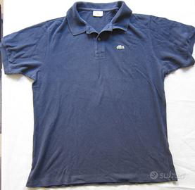 Polo Lacoste Blu Devanlay taglia 5 vintage anni 90