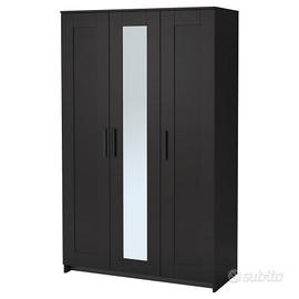 Armadio IKEA Brimnes a ante, nero, 117x50x190 cm