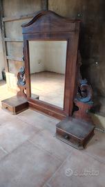 specchio antico per comò