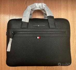 TOMMY HILFIGER Borsa in Pelle NUOVA