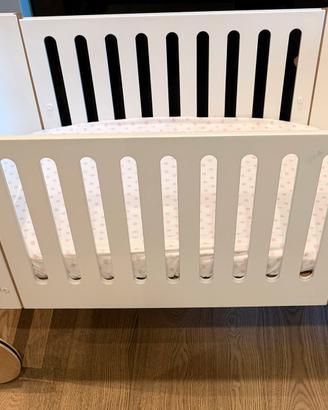 Letto SmallableCododo Wood evolutivo con materasso