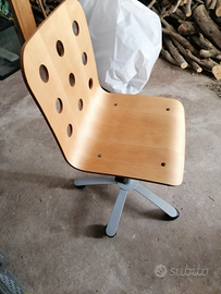 Sedia in legno Girevole