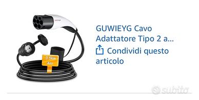 Cavo adattatore per auto elettrica