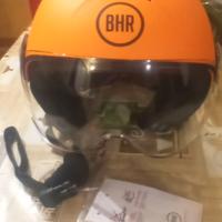 casco da sci nuovo BHR B20 SKI DEMI-JET arancione
