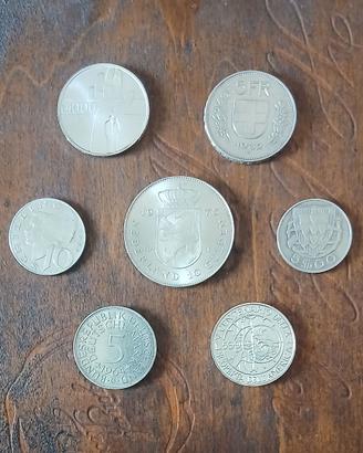 Monete argento europee per collezionisti