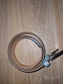 Cintura di pelle di pitone 