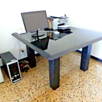 Tavolo sala in frassino ebanizzato