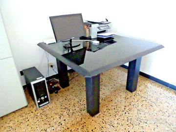 Tavolo sala in frassino ebanizzato