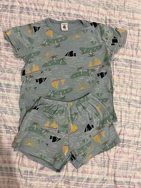 N 3 pigiami Petit Bateau estivi in cotone  4 anni