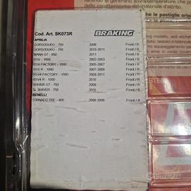 dischi freno anteriore BRAKING 