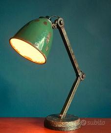 Lampada industriale antiquariato anni '20