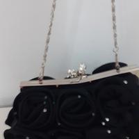 borsetta, pochette nera