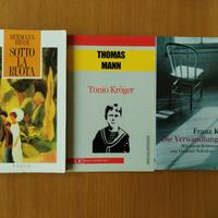 "Die Verwandlung","Tonio Kröger", "Sotto la ruota"