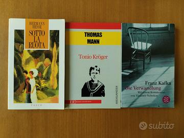 "Die Verwandlung","Tonio Kröger", "Sotto la ruota"