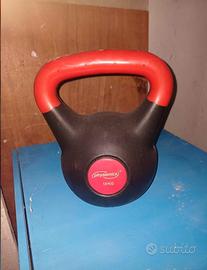 Kettlebell Fitness Da 10kg In Pvc Con Sabbia