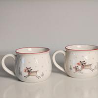 2 tazze natalizie con renne idee per natale