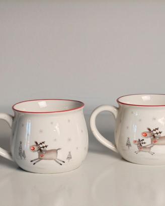 2 tazze natalizie con renne idee per natale