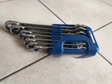 SET 7 CHIAVI COMBINATE FISSE+ A CRICCHETTO 