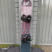 Snowboard+Attacchi Donna Roxy 142