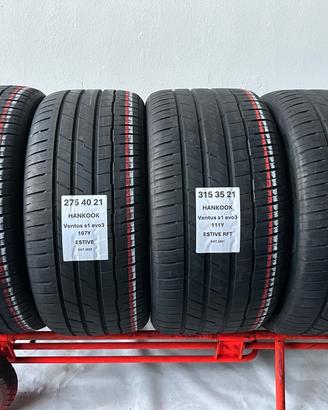 4 gomme 315 35 21 275 40 21 HANKOOK ESTIVE DOPPIA