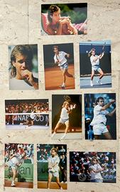 Set di 10 foto originali del tennista AndreAgassi