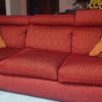 divano con due isole poltrone sofà  250x90cm 