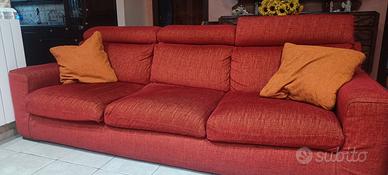 divano con due isole poltrone sofà  250x90cm 