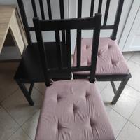 Tre sedie IKEA
