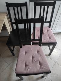 Tre sedie IKEA
