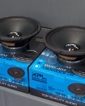 2 x midwoofer alta efficienza XPL XW10-404 nuovi