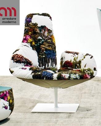 Poltrona relax foderabile Moroso mod. Fjord