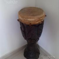 Tamburo percussione africano artigianale