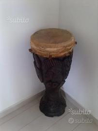 Tamburo percussione africano artigianale