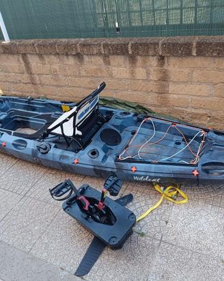 Kayak da pesca della Galaxy Kayak modello Wildcat.