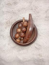 oggetto decorativo in legno anni 60