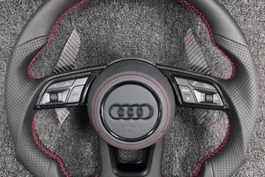 Volante Audi RS Nero Rosso Carbonio + Airbag