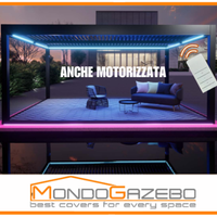 Gazebo a lamelle 3x3 - 3x4 pergola bioclimatica