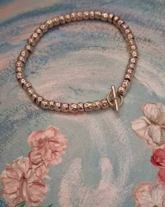Bracciale DoDo Granelli Argento Brisè  Oro Giallo