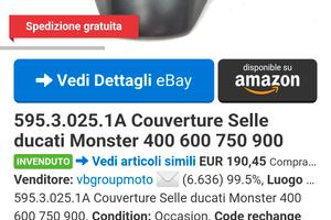 couverture per ducati monster