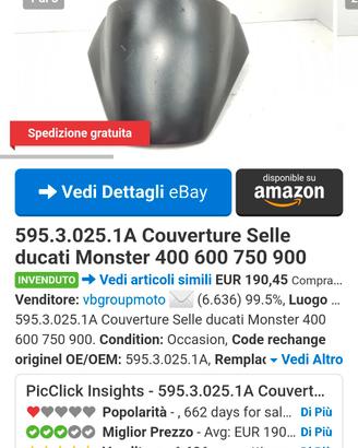 couverture per ducati monster