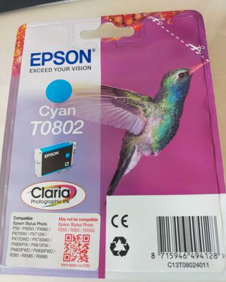 Cartuccia stampante T0802 per Epson Stylus Photo