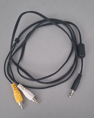 Cavo adattatore audio video mini jack 3,5 / 2 RCA