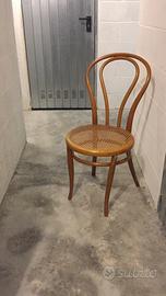 Sedie con seduta vimini