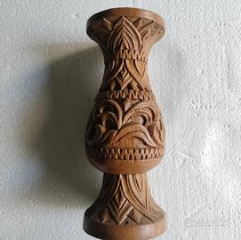 vaso in legno 