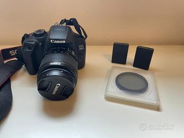 Canon 1300D + 18-55mm IS II + 2 Batterie
