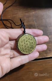 ciondolo in orgonite Fiore della Vita