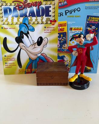 Super Pippo FASCICOLO statuina figure Disney