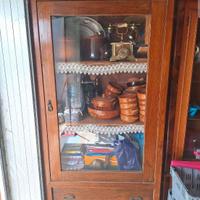 Vetrina antica primi 900 + vetrina/fuciliera