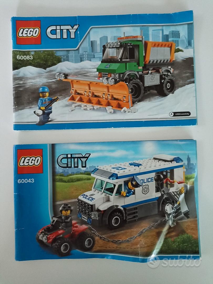 lego camion polizia 60043 e spazzaneve 60083 Tutto per i bambini